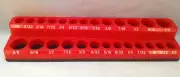 1/4" Drive 26pc Magnetic Socket Holder Choose SAE or Metric 13 Deep 13 Shallow