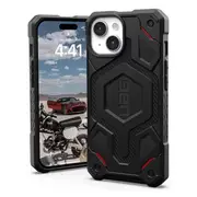 Urban Armor Gear Monarch Pro MagSafe Case (Suits iPhone 15) - Kevlar Black