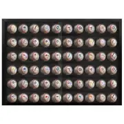 PENNZONI Baseball Display Case, Acrylic Hockey Puck Display Case, Holds 60 Balls