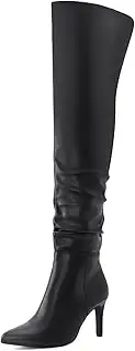 [Shoe'N Tale] Thigh High Boots for Women Over The Knee Stiletto Heel Pointed Toe Long Sexy Boots