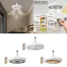 Ceiling Fan, with Lights LED,Low Profile Ceiling Fans,with Remote Control 3
