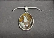 Sericho Pallasite Meteorite Pendant, A Perfect Gift for Space Enthusiasts