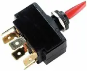 Seachoice Illuminated Off Mom On 3 Terminal Toggle Switch Black 12211