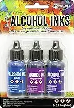 Tim Holtz - Ranger Alcohol Ink 3PKG VLT, Indigo/Violet Spectrum