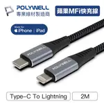 【CANDACEQ】TYPE-C LIGHTNING 蘋果MFI認證PD快充線 2米 IPHONE 台灣現貨