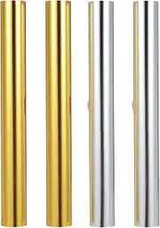 4 Rolls Gold & Silver Hot Foil Paper, Hot Foil Roll Used with Hot Foil Pen