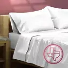100% Egyptian Cotton California King Bed Sheets - 800 Thread Count 4 PC Silver B