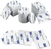 90 Pcs Double Sided Foam Tape,Double Sized 3M Sticky Pads,Self-Adhesive Tape,3 Sizes Include Square and Round,for Wall Hanging, Carpet, Car, Home and Office Decor
