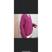 在飛比找蝦皮購物優惠-La femme chic  LFC 紫色毛衣 二手韓國衣服
