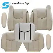 For 2003-2006 Chevy Tahoe GMC Yukon Front Seat Cover & Foam Cushion Light Tan