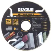 NuTek NT045AP 13000 RPM Diamond Devour Segmented Cutting Wheel 4-1/2 Dia. in.