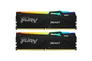Kingston Fury RGB Beast 32GB DDR5 RGB Desktop RAM Kit 2x 16GB - 6000MT/s - CL36