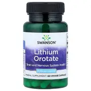 Swanson, Lithium Orotate, 5 mg, 60 Veggie Capsules