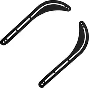 2pcs Audio Stand Soundbar Speaker Wall Mount Tv Stand Sound Bars for Tv Speakers Speaker Mounts Tv Mount Dual Monitor Stand Wall Mount Tv Bracket Tv Sound Bar Iron Black