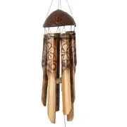 Bamboo Wind Chimes for Outside, Ideal Gifts for Women, Wooden Wind Chimes for...