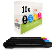 10x Toner for Xerox Workcentre 7530 7545 7556 7970 7525
