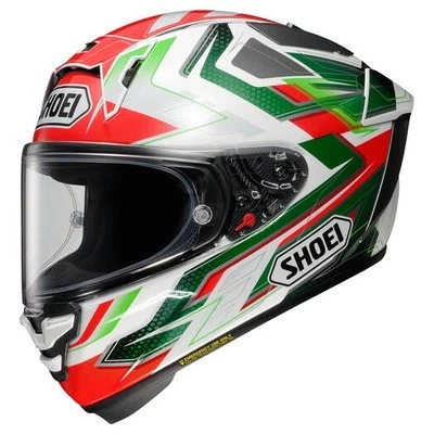 Shoei X-Fifteen Escalate Helmet (XX-Large, Green (TC-4))