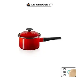 LE CREUSET琺瑯單柄調理鍋/ 16cm/ 櫻桃紅