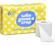 Who Gives A Crap 3Ply Toilet Paper (Pack of 6)