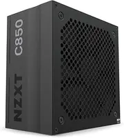 NZXT C850 (2022) - PA-8G1BB-EU - 850 Watt Power Supply - 80+ Gold Certified - Hybrid Silent Fan Control - Fluid Dynamic Bearings - Modular Design - Sleeved Cable - ATX Gaming Power Supply