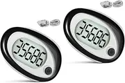 BESPORTBLE Walking Pedometer Pocket Pedometer Step Trackers Hiking Walking Counter Jogging Step Counter Walking Step Counter Lanyard Strap Pedometer Step Pedometer Sports Pedometers Plastic