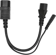 IEC320 C14 C13 C7 Power Cord Cable 10A Y Splitter Desk Lamps Speakers Projectors [Versatile Use]