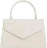 [fi9] Retro Suede Tote Style Wedding Ladies Party Prom Evening Clutch Hand Bag Purse