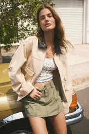 [Cotton On Women] Cotton On Women - Benny Cargo Skirt - Washed cactus green 12 WASHED CACTUS GREEN