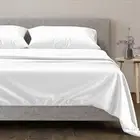 Mayfair Linen 100% Egyptian Cotton Split King Sheet Set, 01 - White