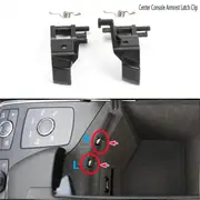 1666804103 Center Console Armrest Latch Clip for - ML///GLS Class W292 W166 C292 X166 Black