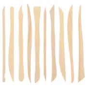 10 Pcs Wood Sculpting Tools Pottery Clay Tools Wooden Polymer Clay Pottery