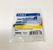 STARTECH SATAPOWADAP 6" 4 Pin Molex to SATA Hard Disk HDD Power Cable Adapter
