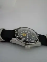 50 fathom big BREVET crown 6538 No Radiation Swiss quartz Ronda movement 316L