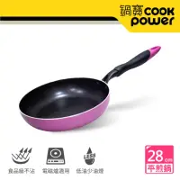 在飛比找momo購物網優惠-【CookPower 鍋寶】品味日式不沾鍋平煎鍋28CM-I