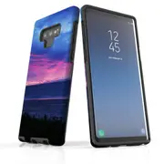 For Samsung Galaxy Note 9 Case Armour Tough Cover, Sunset at the Beach