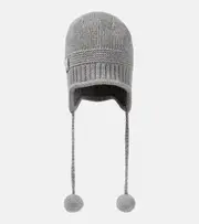 [Miu Miu] Miu Miu Wool and cashmere beanie UK 6 5/8 grey