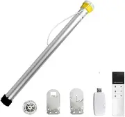 Smart Blinds Motor with Rechargeable Battery Powered Electric Automatic Curtain Opener for Motorized Roller Shades, Remote/App/Voice Control (Motor+6-Channel Remote, Remote+WiFi Control Version)