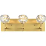 Elegant Lighting 3509W18G Graham 3 Light 18 inch Gold Wall Sconce Wall Light
