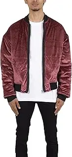 [mnml] Men's Velour Bomber Jacket