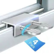 Window Locks for up and down Window Security Bars, 4 Pcs Sliding Window Locks Ch