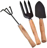 Gardening Three Piece Small Spade Rake Shovel Mini Three Piece Potted Garden Gardener Plant Home Loose Stool Flower Set 1 Piece Set