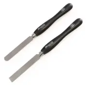 M2 Cryo, 2 Pc Square, Round Nose Scraper Set (1" Wide), Pro Tools, Hurricane