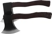 GLSTOY 2pcs Halloween Cosplay Prop Fake Axe for Performance Cosplay Party Prop Halloween Axe Faux Hatchet Hatchet Fake Medieval Axes Foam Pu