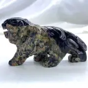 Natural Symbiotic ore fluorite tiger display ornament ‬‎crystal Random 1PC