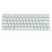 XDA Keycaps PBT Sublimations for 64keys Keyboard Minimalistic White Blank Keycap