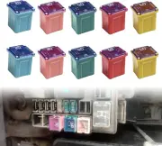 10Pcs Jcase Fuse Kit Mini Jcase Fuse Assortment Low Profile for Pickup Trucks Ca
