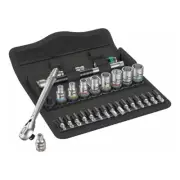 WERA 8100 ZYKLOP METAL SAE DRIVE SPEED RATCHET W/ SWITCH LEVER 28 PIECE SET NEW