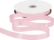 Gliberli Light Pink Satin Ribbon 5/8 inch X 100 Yards Fabric Large Ribbons for Gift Wrapping Bows Bouquet Sewing Craft Home Decor Hair Floral
