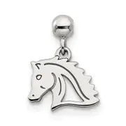 Sterling Silver Mio Memento Dangle Horse Charm