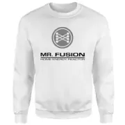 Back to the future Mr. Fusion Sweatshirt - White